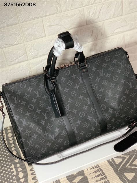 lv duffle bag black|louis vuitton duffle bag monogram.